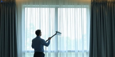 Commercial drapes cleaning service cordeaux-heights-nsw hotels offices